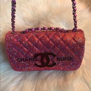 Authentic Chanel Cruise Crystal Shoulder Bag